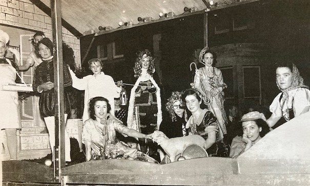 Baily's carnival float, November 1951 Photo: Gloria McClurg