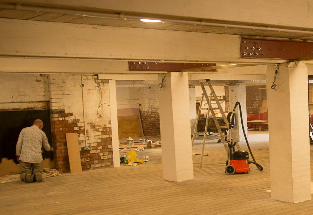 Renovation of the building was mostly done by volunteers.
Photo: Red Brick Building